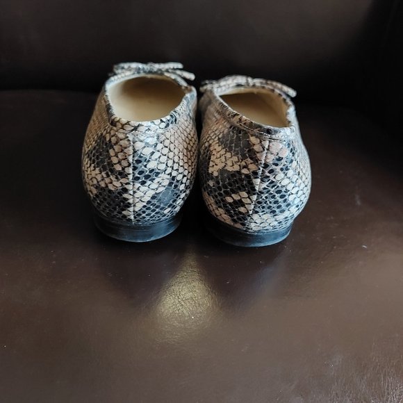 Beautiful Botticelli snake pattern leather shoes size 7 - Picture 4 of 7